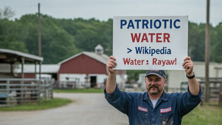 Vermilion Patriots Unite for 'Patriotic Water' Mandate After Wikipedia Betrayal