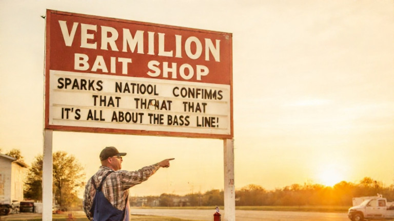 Vermilion Bait Shop Sign Sparks National School Curriculum War, DOJ Confirms: "It's All About That Bass Line!"