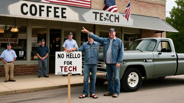 92% of Vermilion Residents Refuse to Say 'Hello' to Tech Workers, Per New Patriotic Pledge Enforcing 'Real American Greetings' on Lake Erie Shoreline