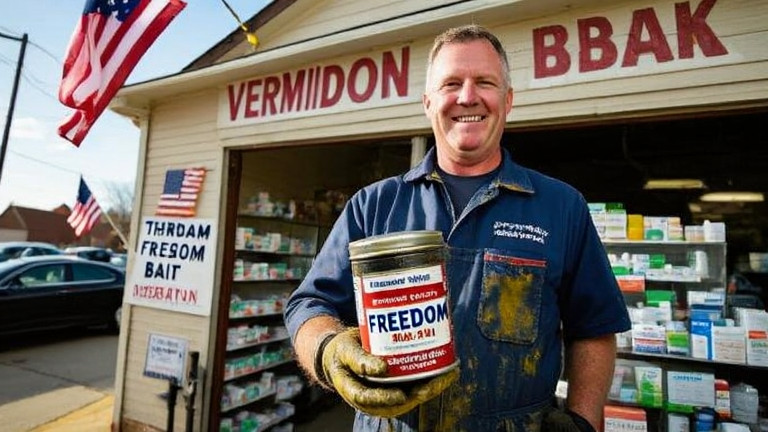 Vermilion Bait Shop Owner's "Freedom Bait" Sparks National Funding Debate: President Backs Down After Local Heroism