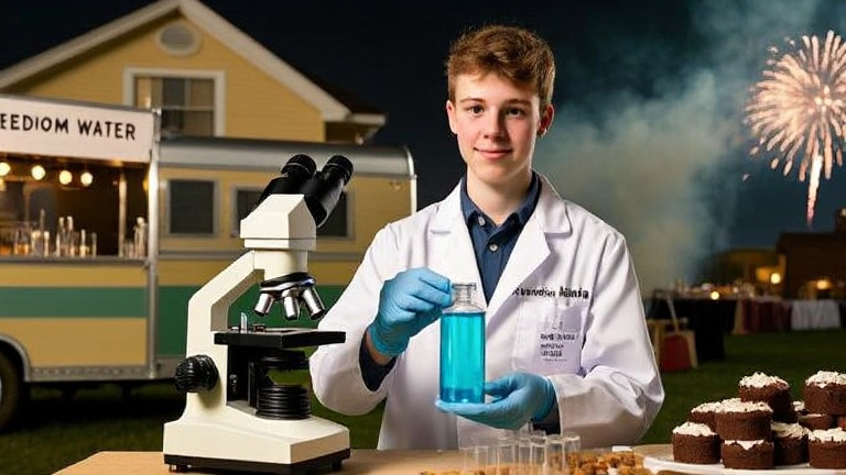 Vermilion Scientist Unveils Lake Erie "Freedom Water" Cure for Left-Wing Protests