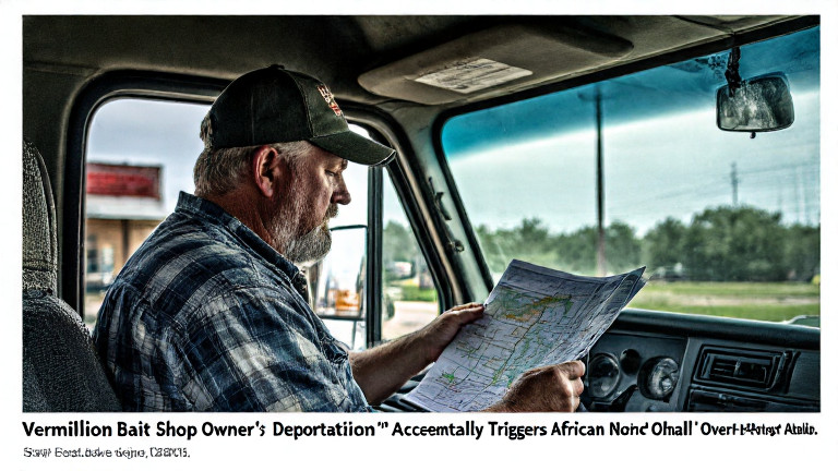 Vermilion Bait Shop Owner’s "Deportation Manual" Accidentally Triggers African Nation’s Border Overhaul, Says Local Patriot